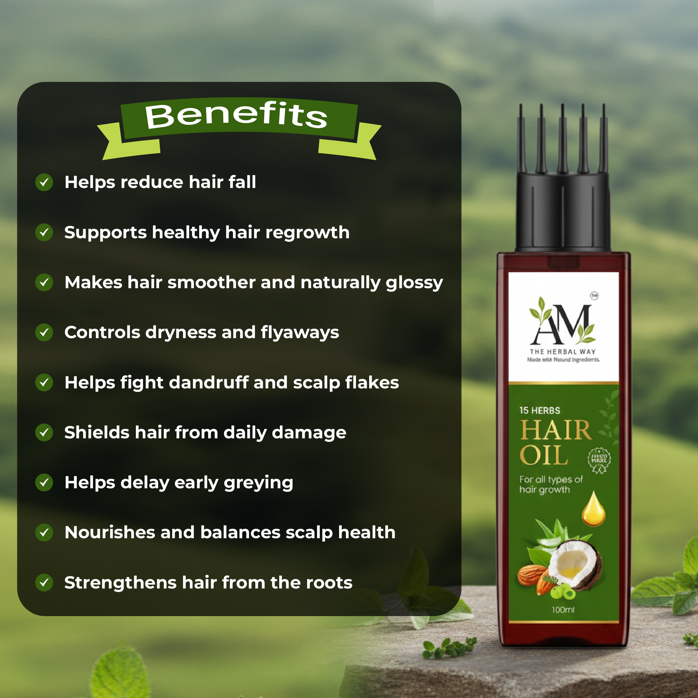 15 Herbs Hair Oil