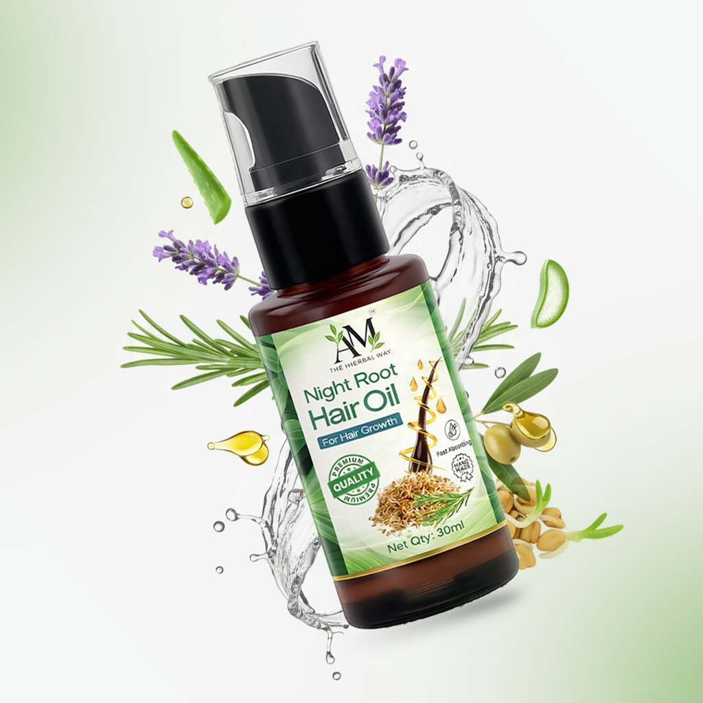 15 Herbs Hair Oil + Night Root Hair Oil + Face Wash