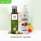 15 Herbs Hair Oil + Face Wash