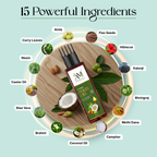 15 Herbs Hair Oil + Night Root Hair Oil + Face Wash