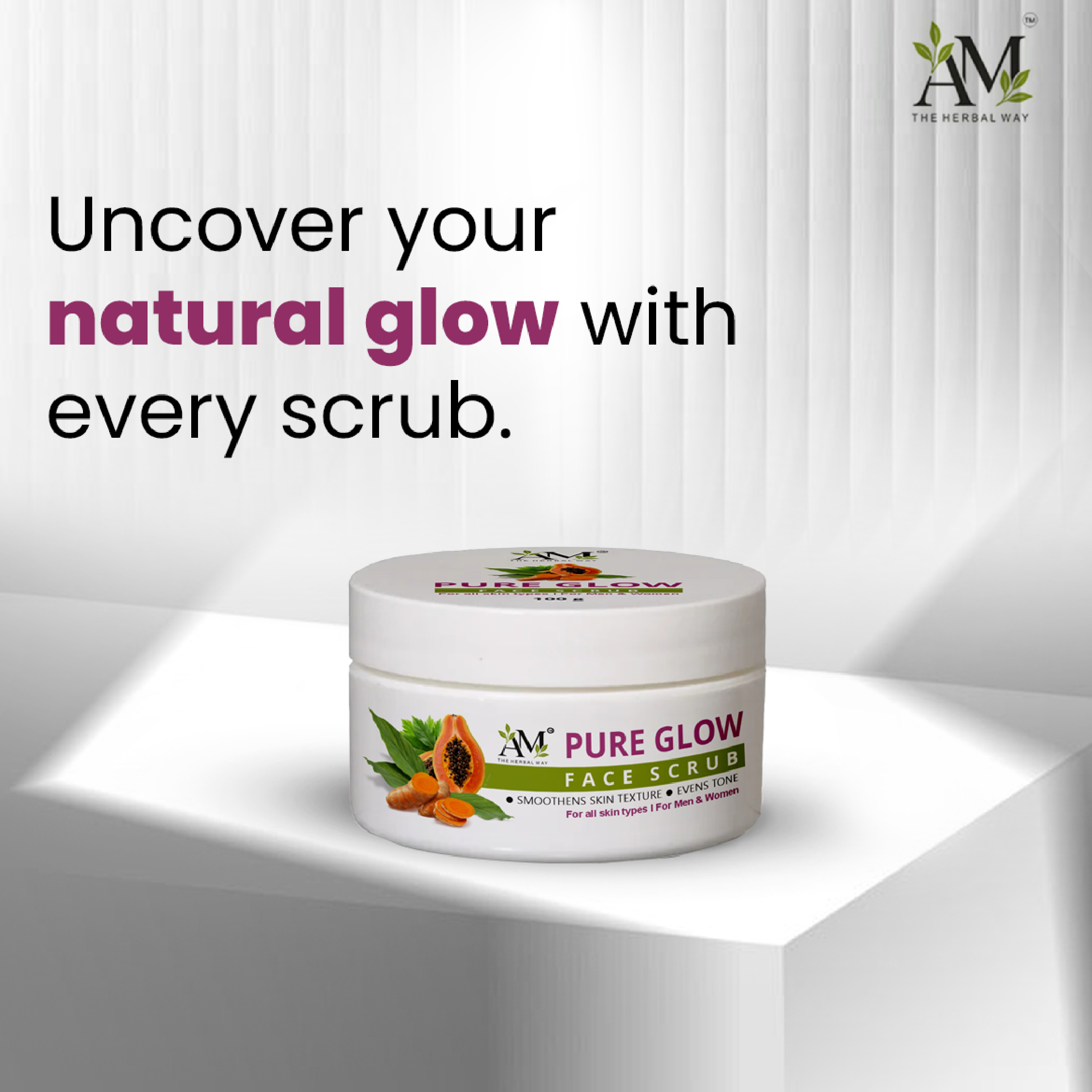 Pure Glow Face Scrub (100 g)